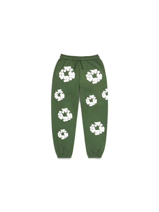 Cotton Wreath Sweatpant vert