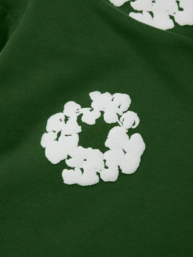 Cotton Wreath Sweatpant vert