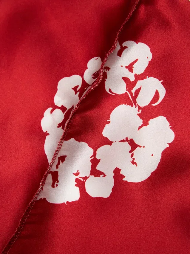 Durag « Cotton Wreath » rouge