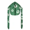 Durag vert avec Cotton Wreath en coton