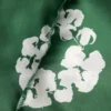 Durag vert avec Cotton Wreath en coton