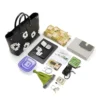 Grand sac en cuir « Cotton Wreath »