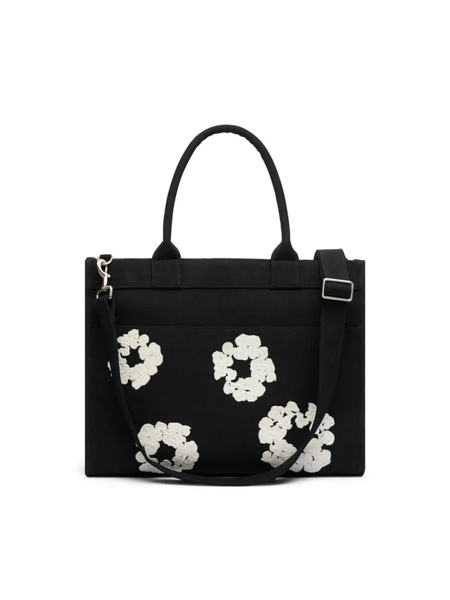 Grand sac en toile « Cotton Wreath »