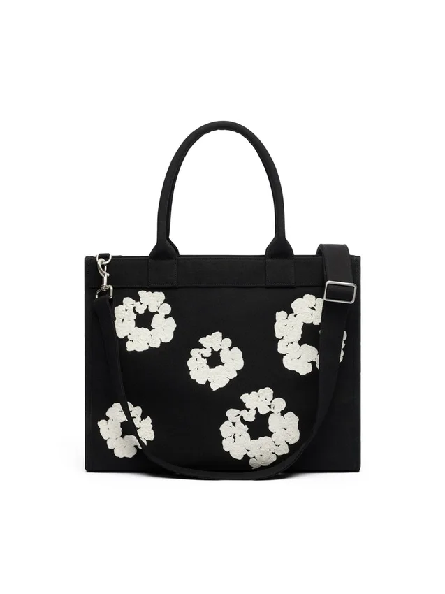 Grand sac en toile « Cotton Wreath »