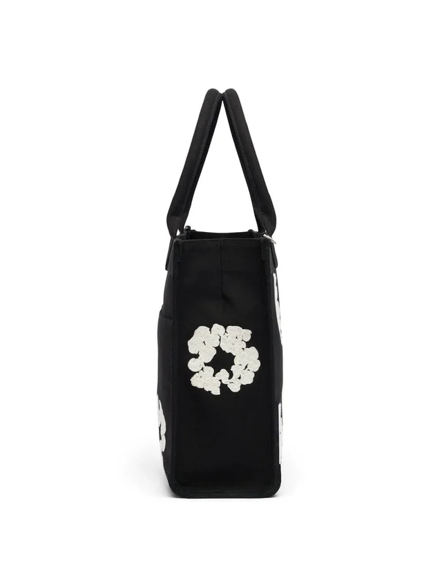 Grand sac en toile « Cotton Wreath »