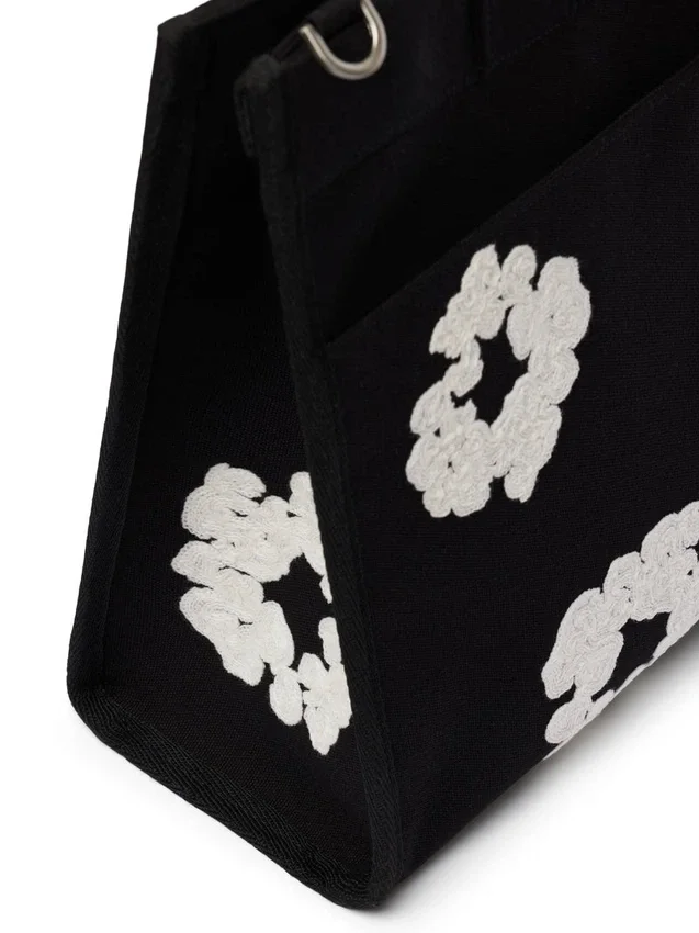 Grand sac en toile « Cotton Wreath »