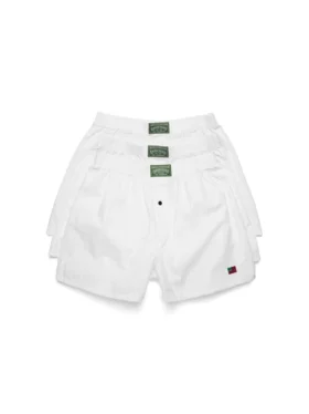Lot de 3 boxers blancs