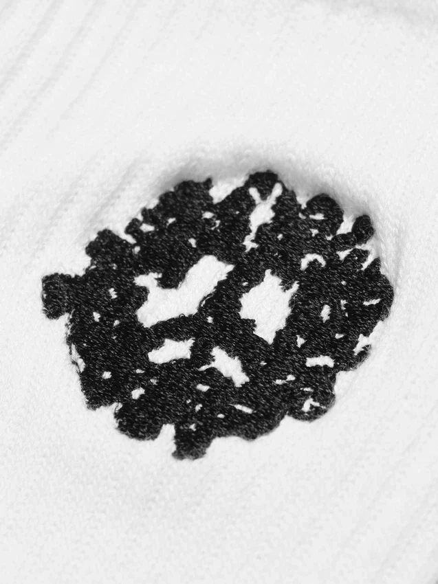Lot de 3 paires de chaussettes « Cotton Peace Wreath » blanches