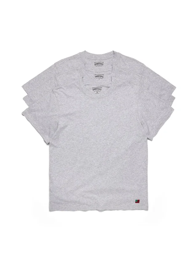 Lot de 3 t-shirts DT Flag, gris