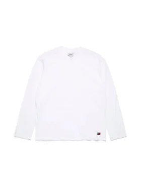 Lot de 3 t-shirts à manches longues DT Flag, blanc