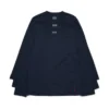 Lot de 3 t-shirts à manches longues DT Flag bleu marine