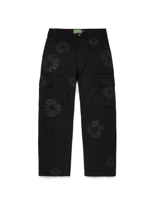 Pantalon cargo « Mono Wreath » noir