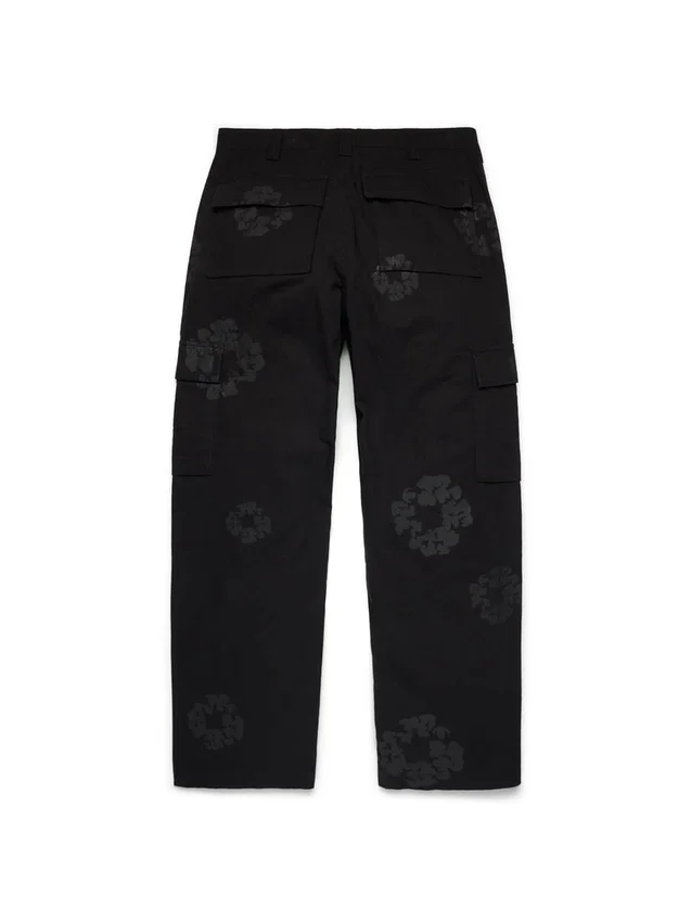 Pantalon cargo « Mono Wreath » noir