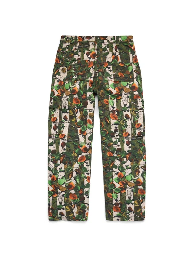 Pantalon cargo « Seasonal » vert camouflage