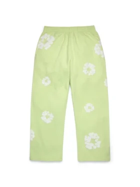 Pantalon de survêtement ample « Cotton Wreath » couleur menthe