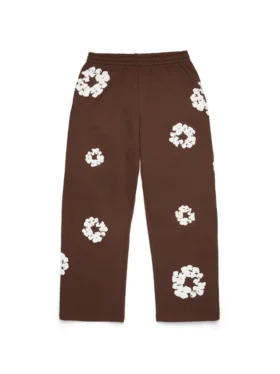 Pantalon de survêtement ample Cotton Wreath marron foncé