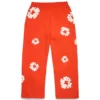 Pantalon de survêtement ample « Cotton Wreath » orange foncé