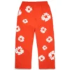 Pantalon de survêtement ample « Cotton Wreath » orange foncé