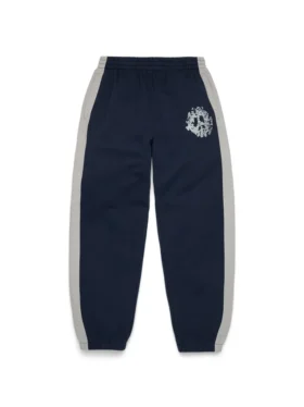 Pantalon de survêtement à empiècements Denim U bleu marine