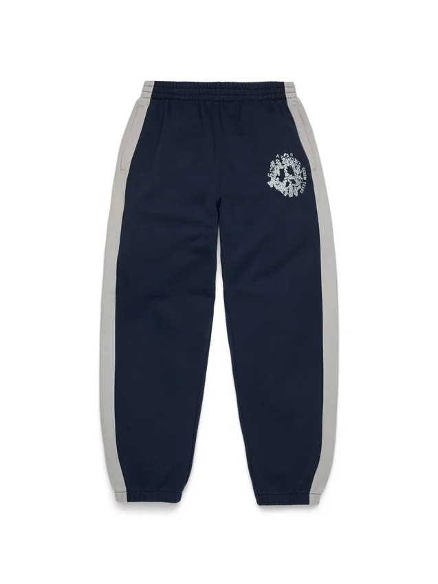 Pantalon de survêtement à empiècements Denim U bleu marine