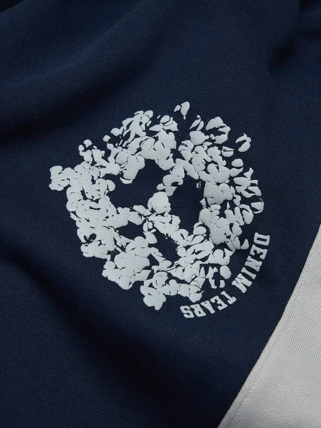 Pantalon de survêtement à empiècements Denim U bleu marine