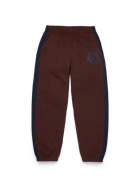 Pantalon de survêtement à empiècements Denim U marron