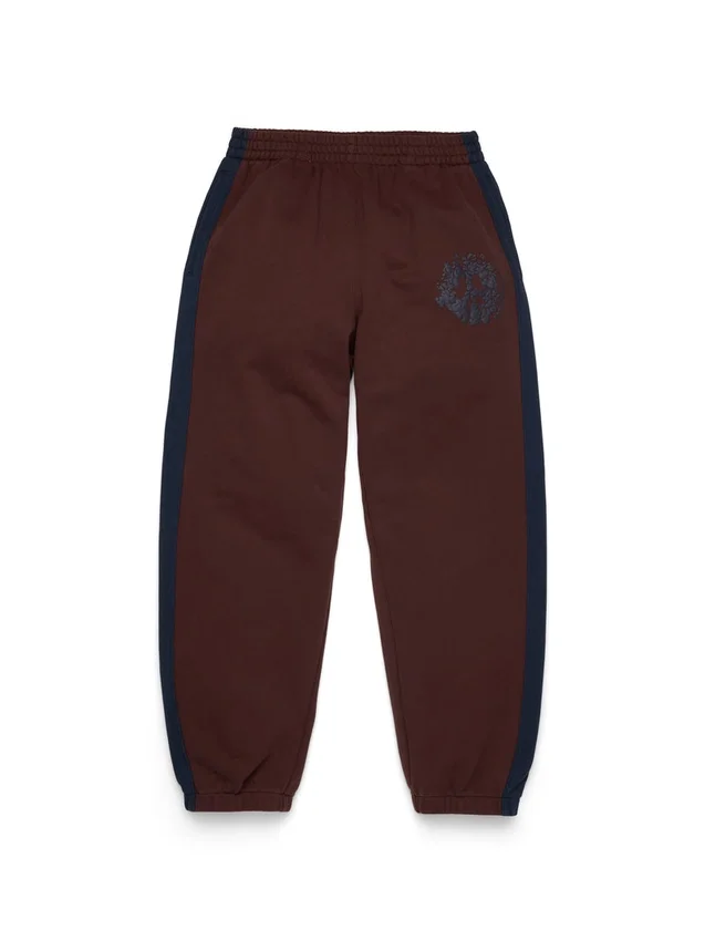 Pantalon de survêtement à empiècements Denim U marron