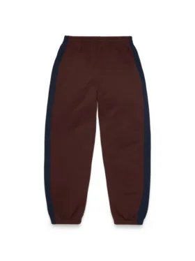 Pantalon de survêtement à empiècements Denim U marron