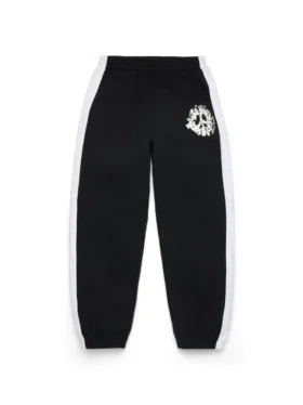 Pantalon de survêtement à empiècements Denim U noir