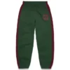 Pantalon de survêtement à empiècements Denim U vert