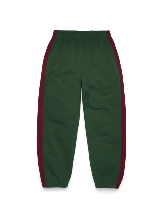Pantalon de survêtement à empiècements Denim U vert