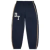 Pantalon de survêtement en chenille DT bleu