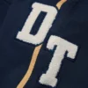 Pantalon de survêtement en chenille DT bleu