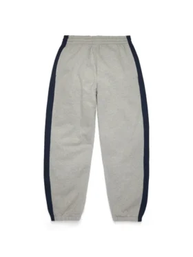 Pantalon de survêtement à ourlet ouvert DT Stripe, gris