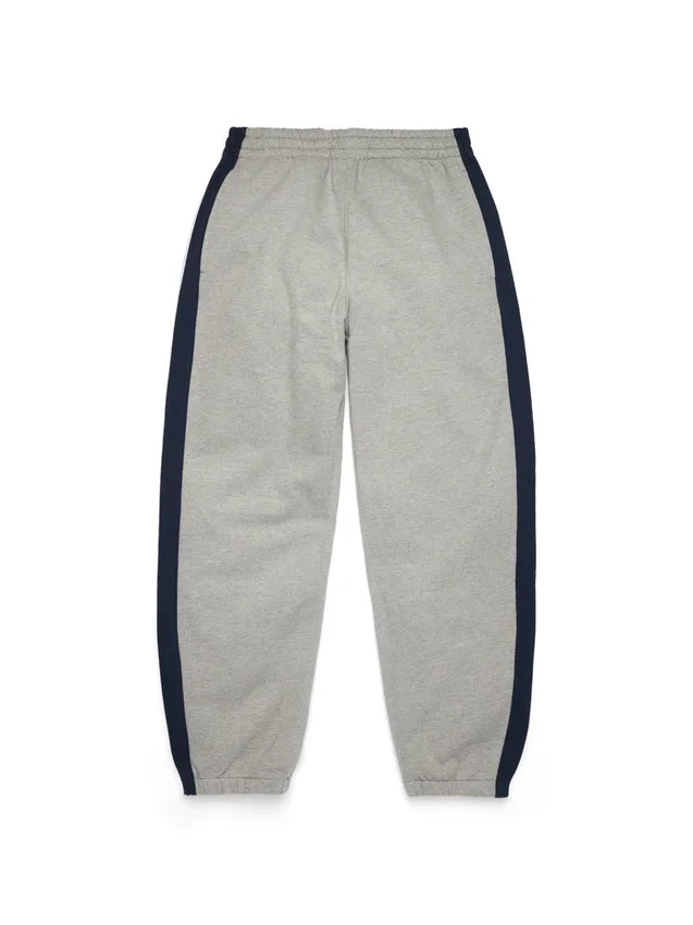 Pantalon de survêtement à ourlet ouvert DT Stripe, gris