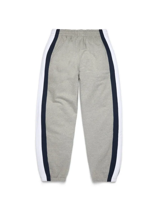 Pantalon de survêtement à ourlet ouvert DT Stripe, gris