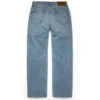 Pantalon en Denim ample, délavage clair
