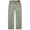 Pantalon en Denim ample, délavage sale