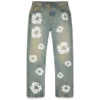 Pantalon en Denim « Cotton Wreath » coupe droite, délavage « Dirty Wash »