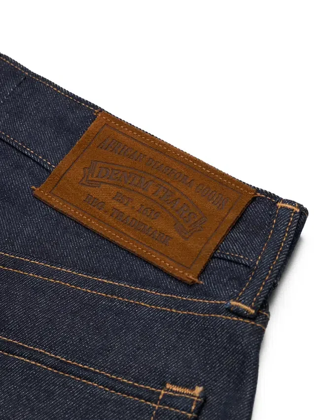 Pantalon baggy en Denim « Cotton Wreath » à lisière