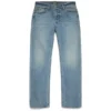 Pantalon en Denim droit, délavage clair
