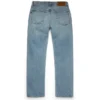 Pantalon en Denim droit, délavage clair