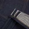 Pantalon en denim droit à lisière