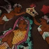 Pantalon en velours côtelé « Tattoo » marron