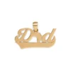 Pendentif « Dad » en or