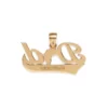 Pendentif « Dad » en or