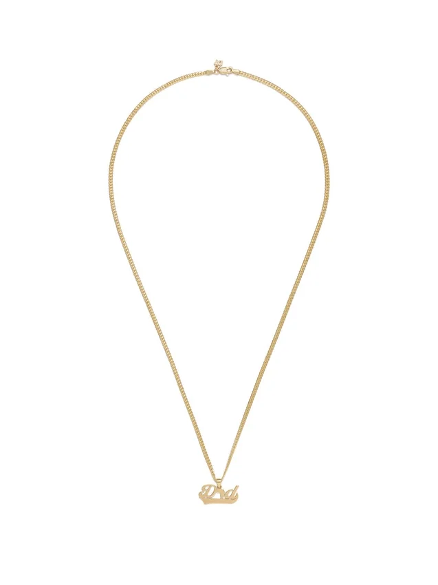 Pendentif « Dad » en or