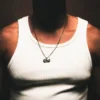 Pendentif « Dad » en or