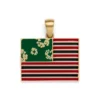 Pendentif drapeau panafricain