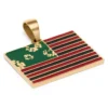 Pendentif drapeau panafricain